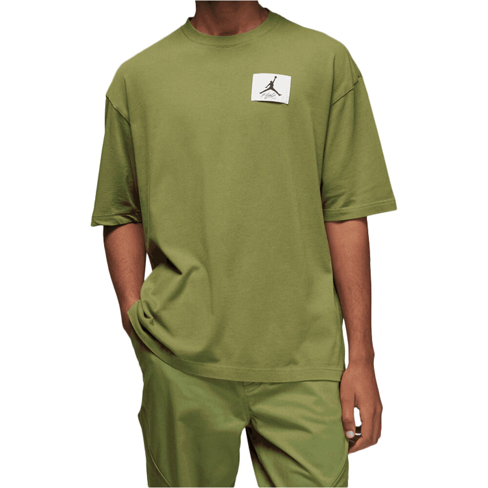 Nike camiseta manga corta hombre M J FLT ESS WSH OVSZ SS CRW vista frontal