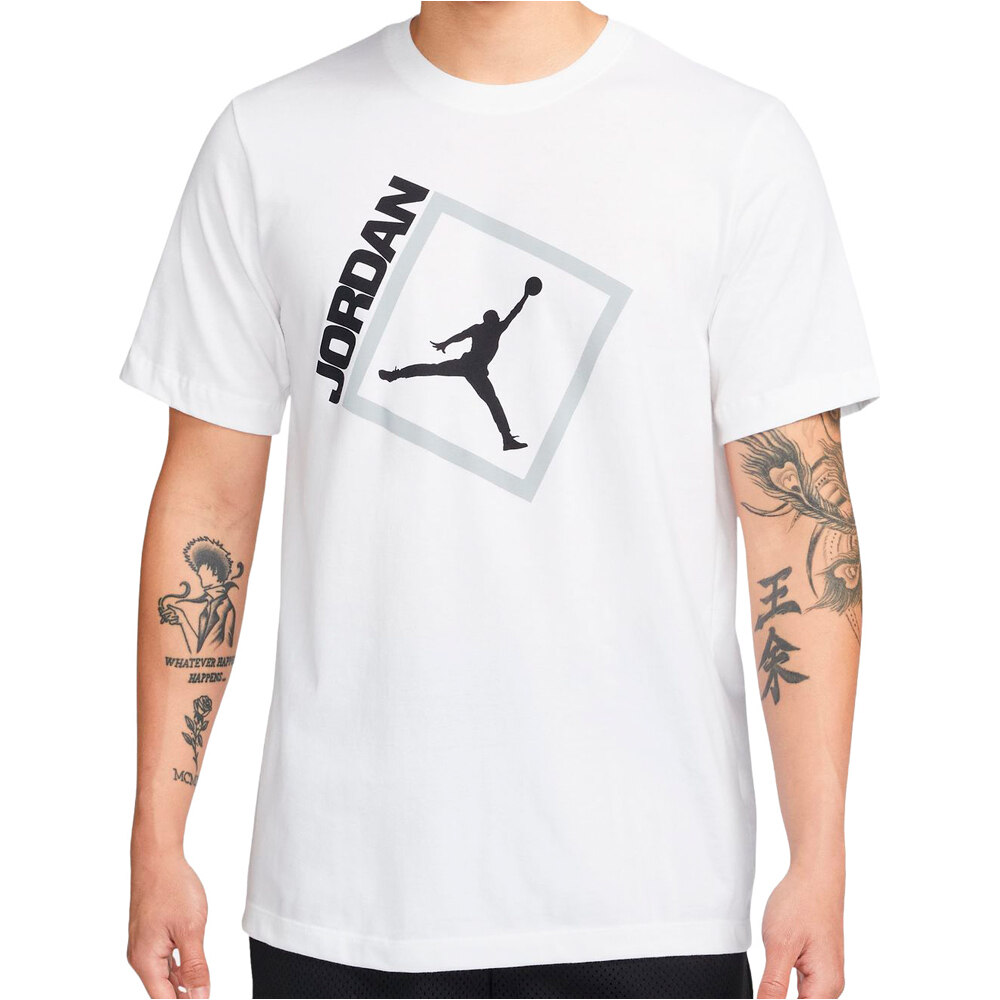 Nike camiseta manga corta hombre M J JUMPMAN BOX SS CREW vista frontal