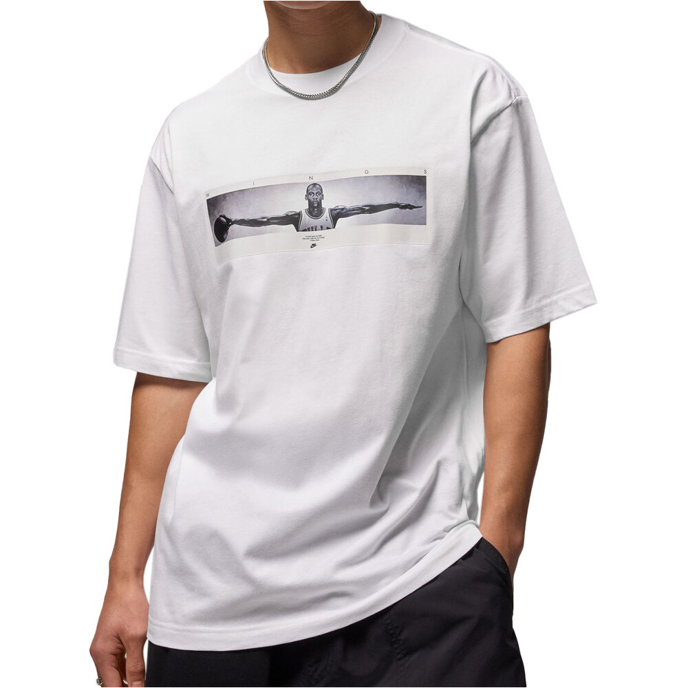 Nike camiseta manga corta hombre M J NC WINGS PHOTO SS CREW vista frontal