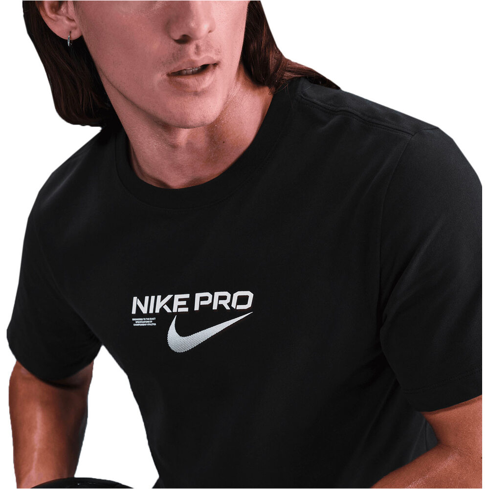 Nike camiseta manga corta hombre M NK DF TEE NIKE PRO TRAINING vista detalle