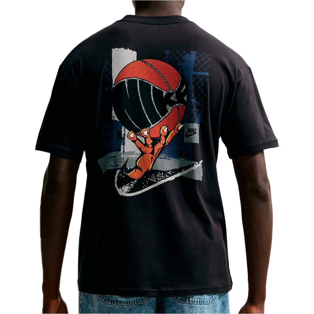 Nike camiseta manga corta hombre M NK TEE LSE ASBURY HC vista trasera