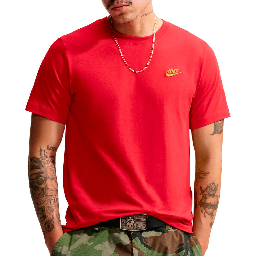 Nike camiseta manga corta hombre M NSW CLUB TEE vista frontal