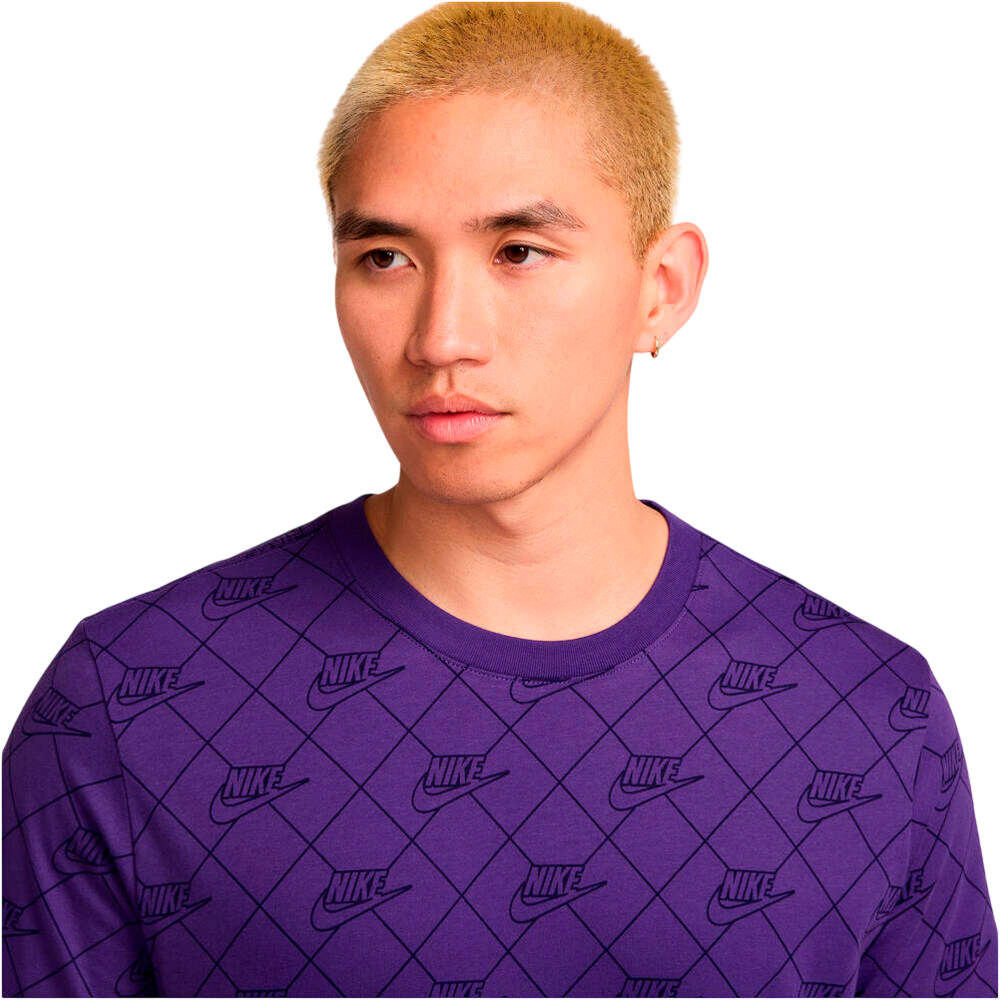 Nike camiseta manga corta hombre M NSW TEE AOP SSNL CLUB vista detalle