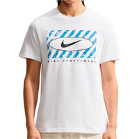 Nike camiseta manga corta hombre M NSW TEE STD CLUB 6MO SWOOSH vista frontal