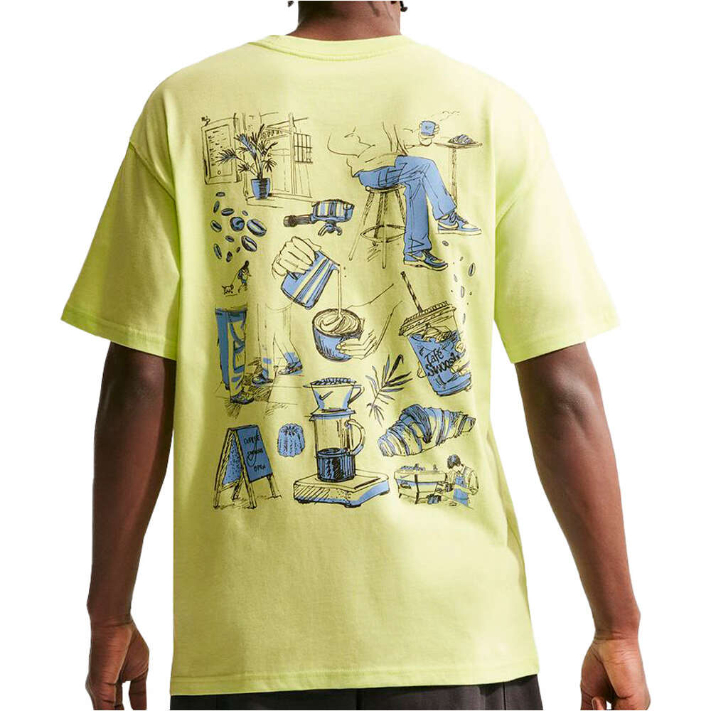 Nike camiseta manga corta hombre U NSW TEE LSE CAFE SWOOSH ILLO vista trasera