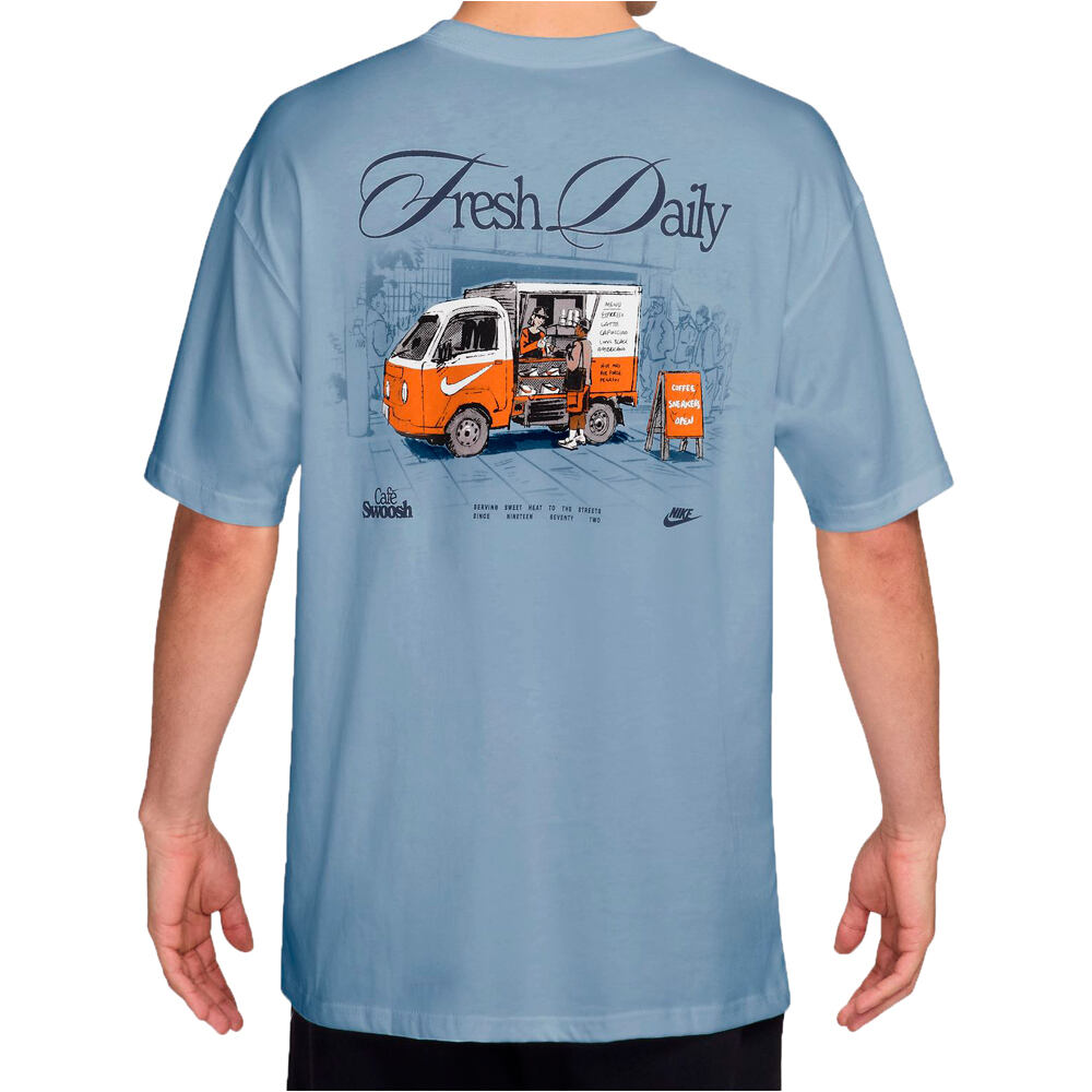 Nike camiseta manga corta hombre U NSW TEE LSE CAFE SWOOSH VAN vista trasera