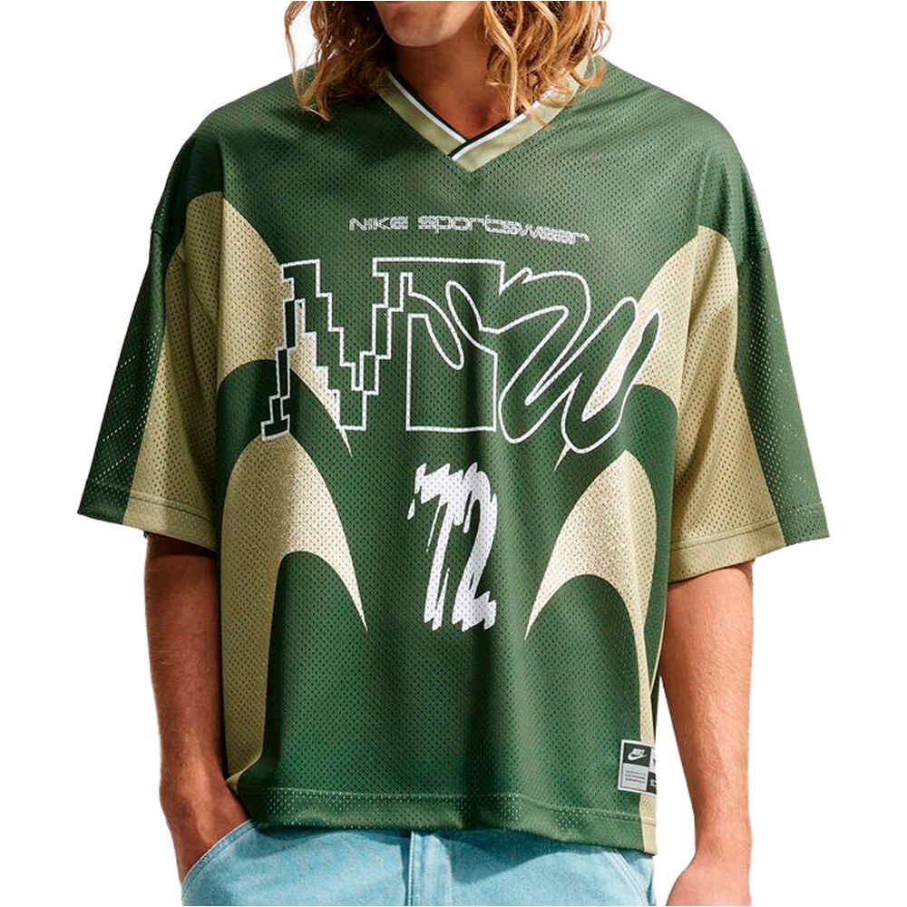 Nike camiseta manga corta hombre U NSW TEE LSE MESH JDI vista frontal