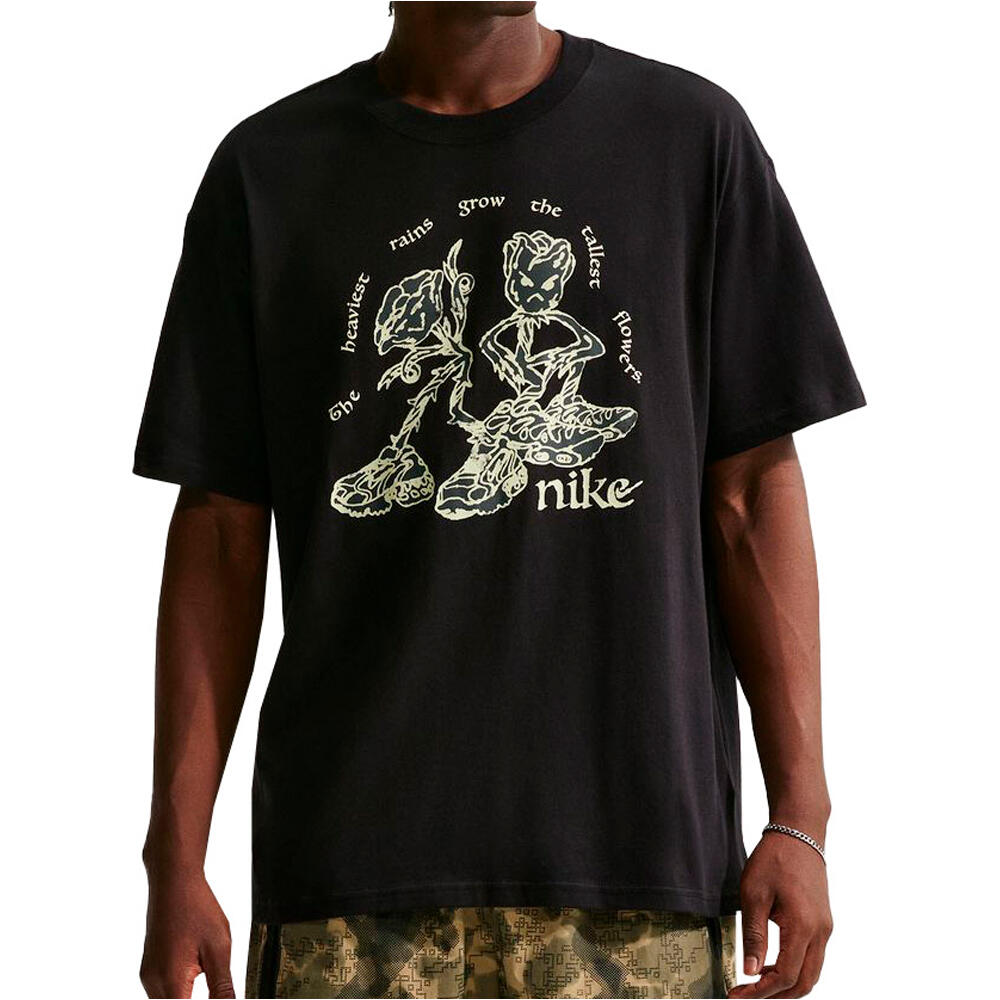 Nike camiseta manga corta hombre U NSW TEE LSE TALL FLOWERS vista frontal