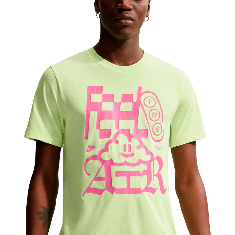Nike camiseta manga corta hombre U NSW TEE STD CLOUD AIR vista detalle