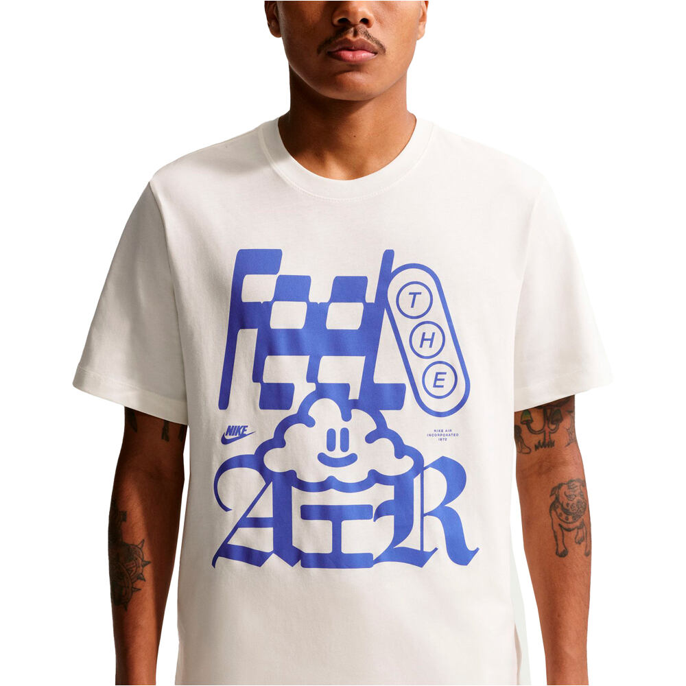 Nike camiseta manga corta hombre U NSW TEE STD CLOUD AIR vista detalle