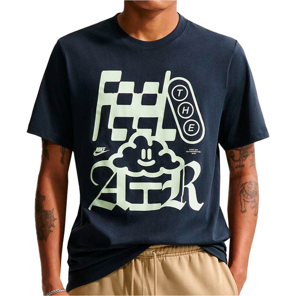 Nike camiseta manga corta hombre U NSW TEE STD CLOUD AIR vista frontal