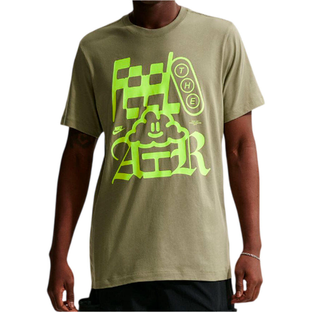 Nike camiseta manga corta hombre U NSW TEE STD CLOUD AIR vista frontal