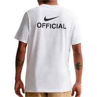 Nike camiseta manga corta hombre U NSW TEE STD NIKE OFFICIAL vista trasera