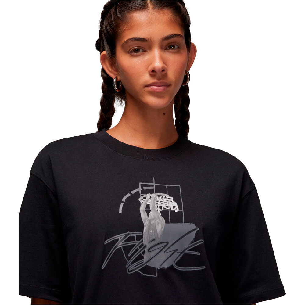 Nike camiseta manga corta mujer W J GF SS TEE GFX vista detalle