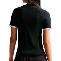 Nike camiseta manga corta mujer W NK SS FITTED TOP GLS vista trasera