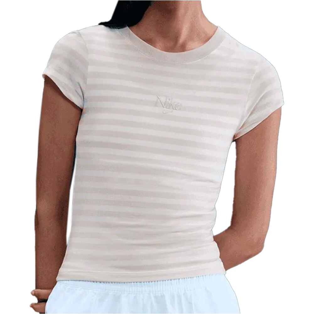 Nike camiseta manga corta mujer W NSW BABY TEE GFX SPD vista frontal