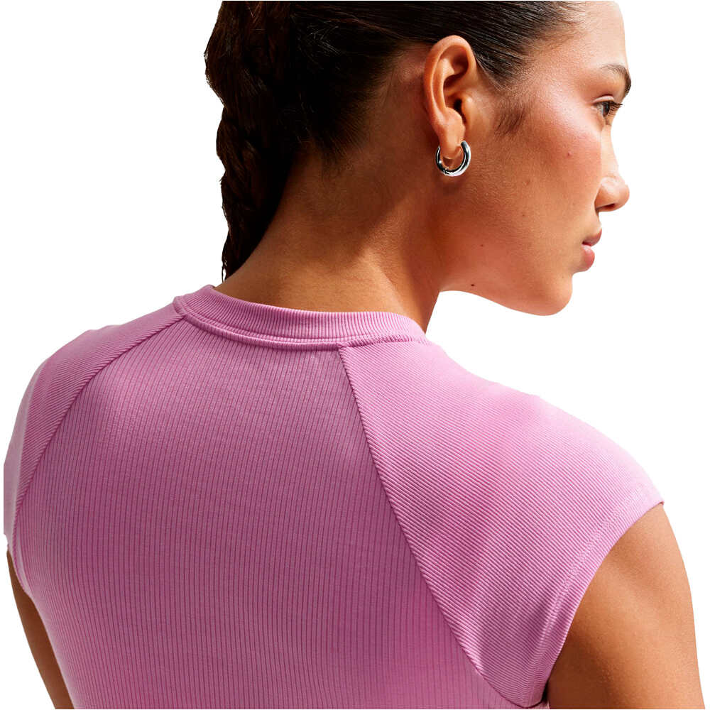 Nike camiseta manga corta mujer W NSW CHILL KNIT RIB SS TOP 03