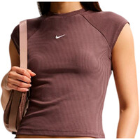 W NSW CHILL KNIT RIB SS TOP