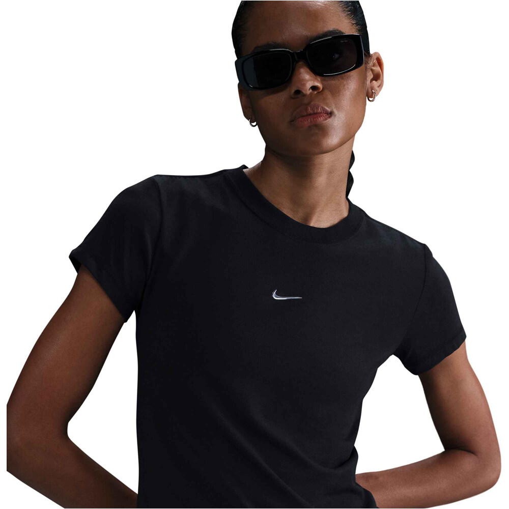 Nike camiseta manga corta mujer W NSW CHLL KNT MD CRP GLS EMEA vista detalle