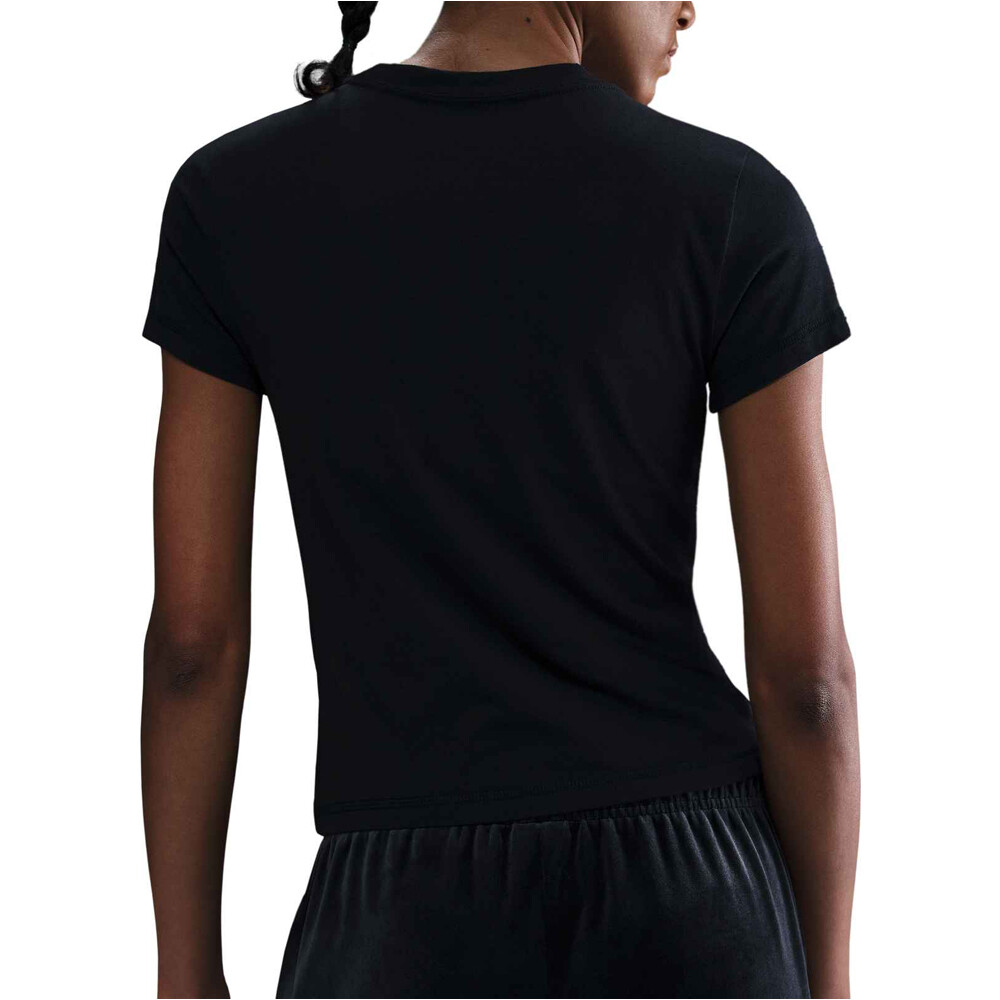 Nike camiseta manga corta mujer W NSW CHLL KNT MD CRP GLS EMEA vista trasera