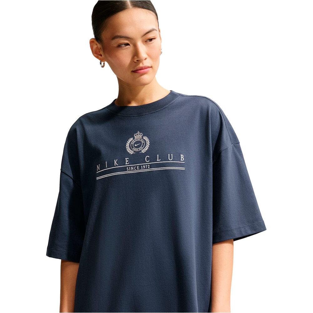 Nike camiseta manga corta mujer W NSW CLASSIC SS TEE CNTRY CLB vista detalle