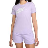 Nike camiseta manga corta mujer W NSW CLUB SS TEE ICN FTRA vista frontal