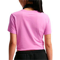 Nike camiseta manga corta mujer W NSW CLUB SS TEE ICN FTRA vista trasera