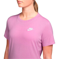 Nike camiseta manga corta mujer W NSW CLUB SS TEE vista detalle