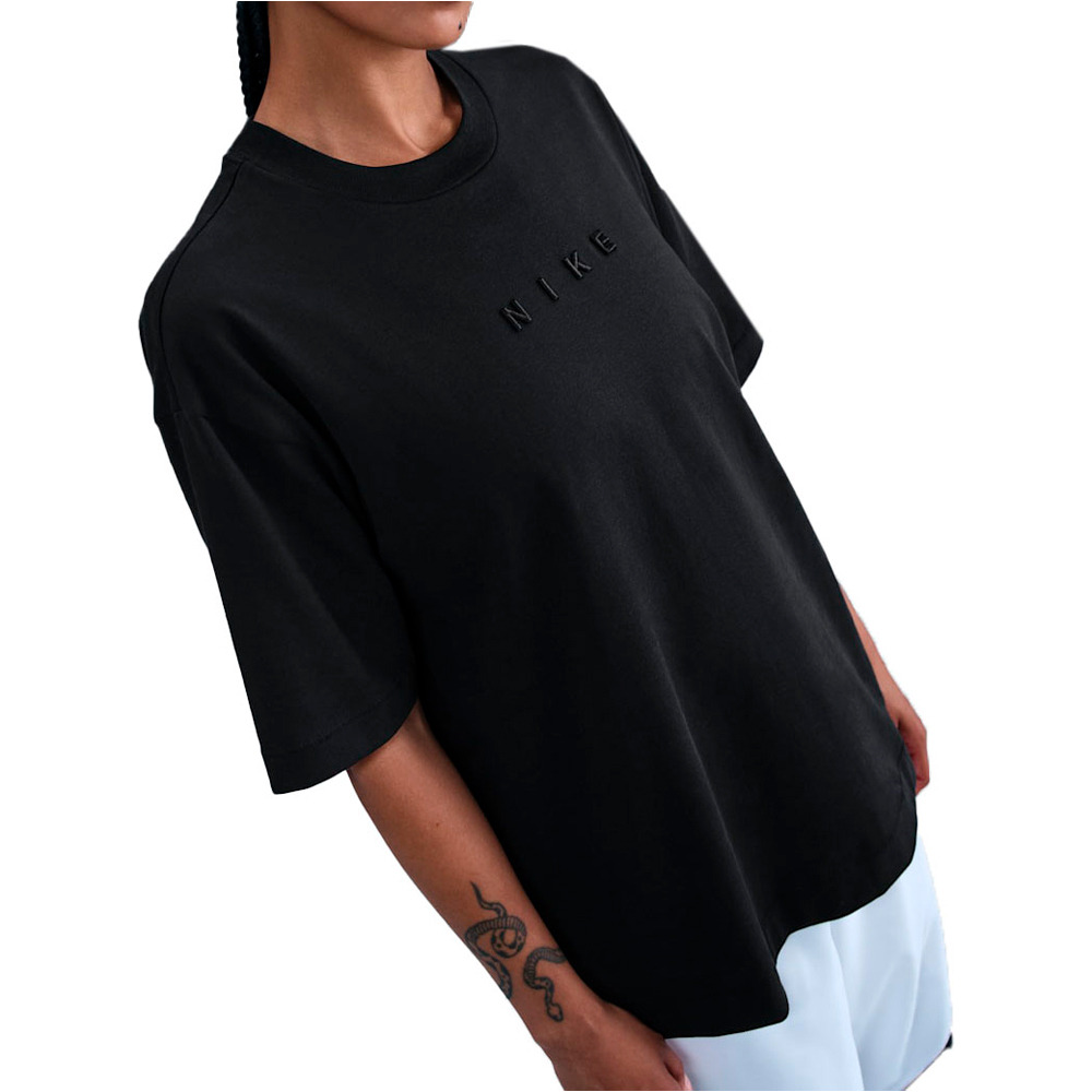 Nike camiseta manga corta mujer W NSW LUXE SS TEE RELAX vista frontal