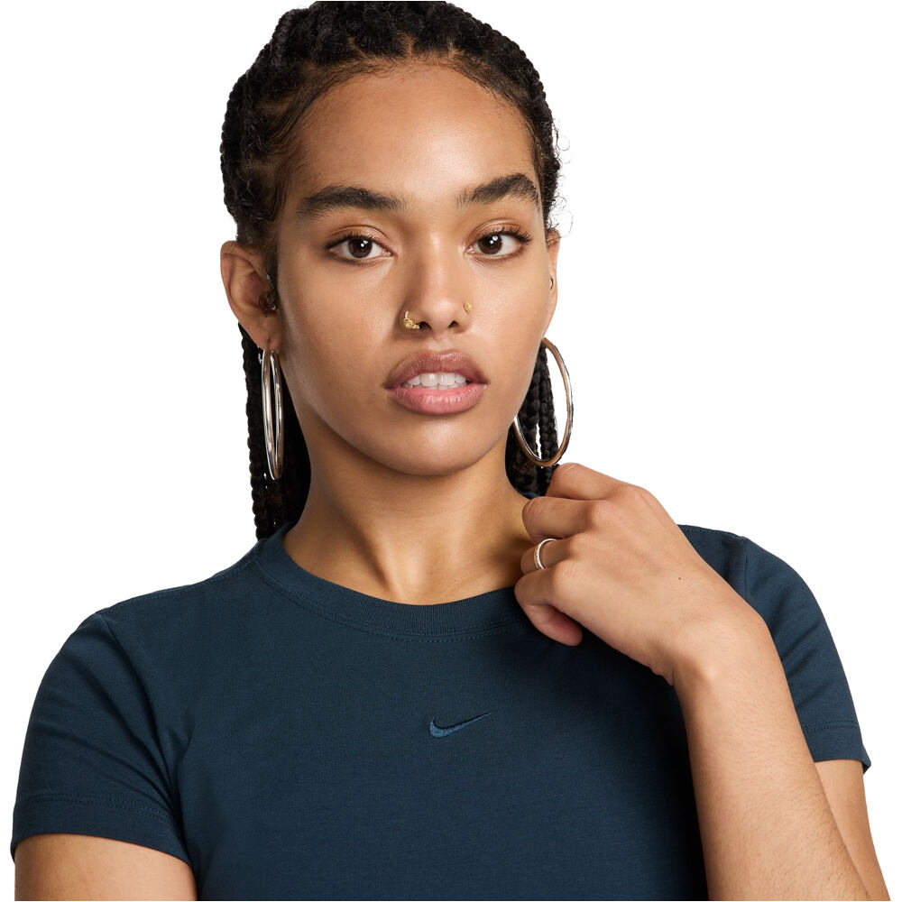 Nike camiseta manga corta mujer W NSW NK CHLL KNT MD CRP vista detalle