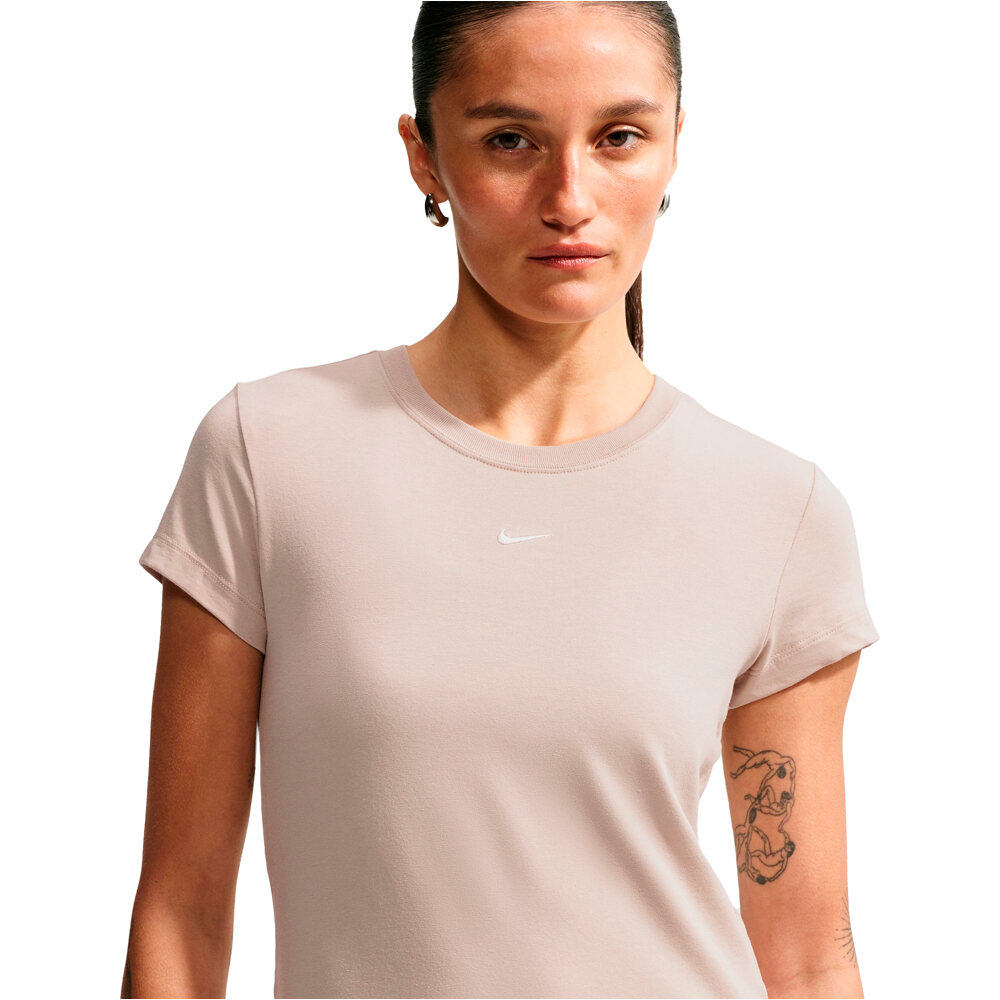 Nike camiseta manga corta mujer W NSW NK CHLL KNT MD CRP vista detalle