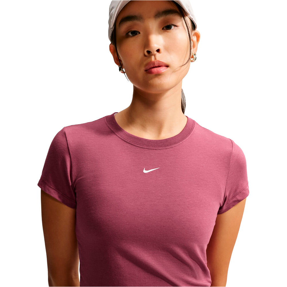Nike camiseta manga corta mujer W NSW NK CHLL KNT MD CRP vista detalle