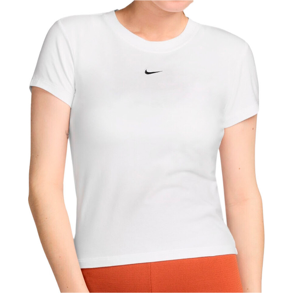 Nike camiseta manga corta mujer W NSW NK CHLL KNT MD CRP vista frontal