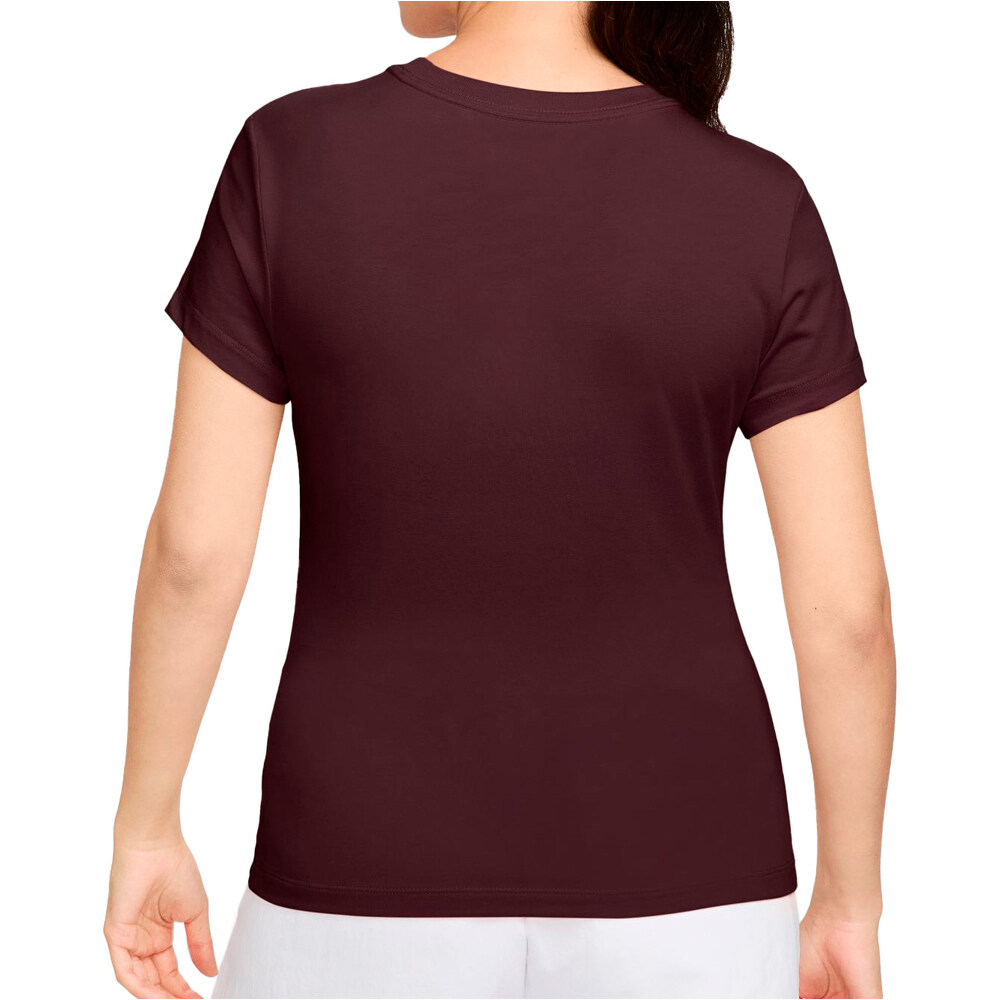 Nike camiseta manga corta mujer W NSW NK CHLL KNT MD CRP vista trasera