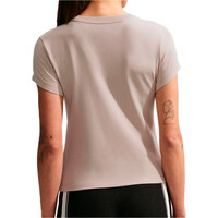 Nike camiseta manga corta mujer W NSW NK CHLL KNT MD CRP vista trasera