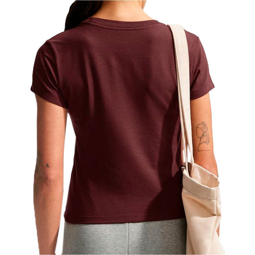 Nike camiseta manga corta mujer W NSW NK CHLL KNT MD CRP vista trasera