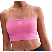 Nike camiseta manga corta mujer W NSW NK CHLL KNT MRIB 2N1 CRP 04