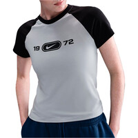 Nike camiseta manga corta mujer W NSW NK CHLL KNT TEE RGLN vista frontal