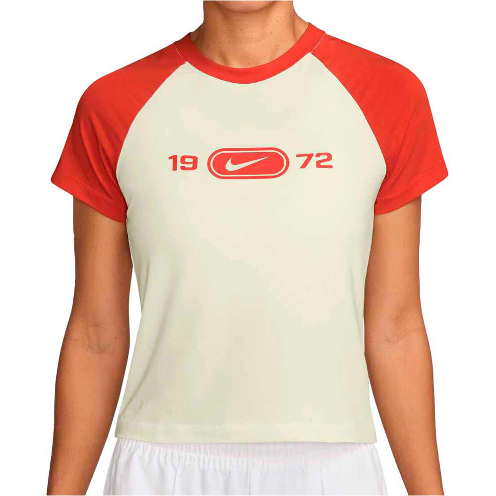 Nike camiseta manga corta mujer W NSW NK CHLL KNT TEE RGLN vista frontal