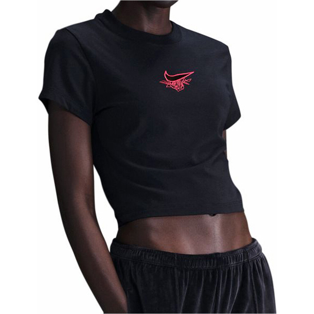 Nike camiseta manga corta mujer W NSW NK CHLL KNT TEE VDAY vista frontal