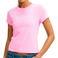 Nike camiseta manga corta mujer W NSW NK CHLLKNT MDCRP TEE LCE vista detalle