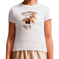 Nike camiseta manga corta mujer W NSW NK CHLLKNT MDCRP TEE MSC vista frontal