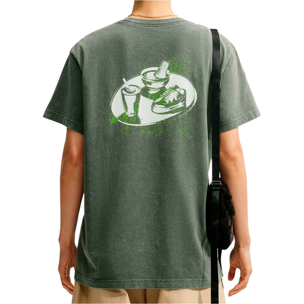 Nike camiseta manga corta mujer W NSW NK CLSC BF TEE MATCHA vista trasera