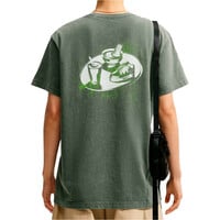 Nike camiseta manga corta mujer W NSW NK CLSC BF TEE MATCHA vista trasera
