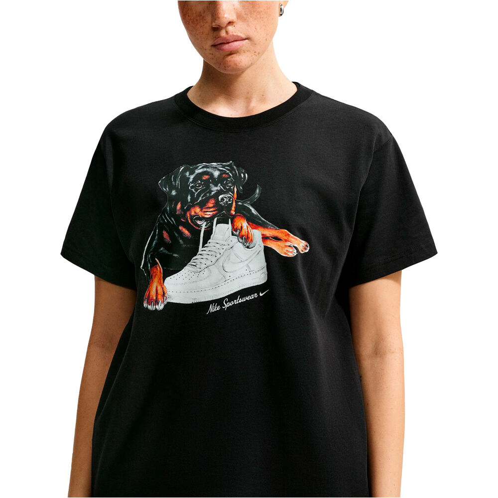 Nike camiseta manga corta mujer W NSW NK CLSC BF TEE SHDOG vista detalle