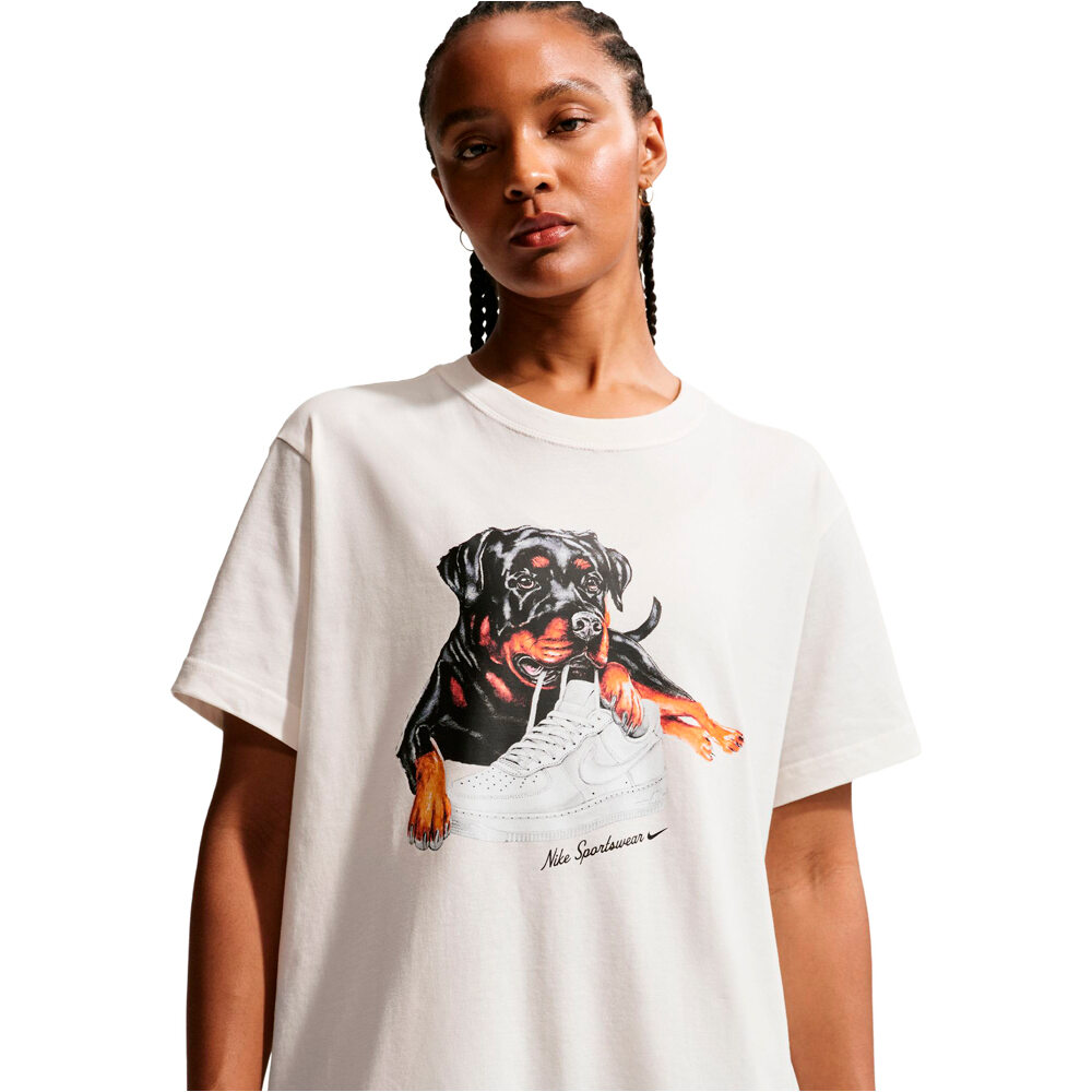 Nike camiseta manga corta mujer W NSW NK CLSC BF TEE SHDOG vista detalle