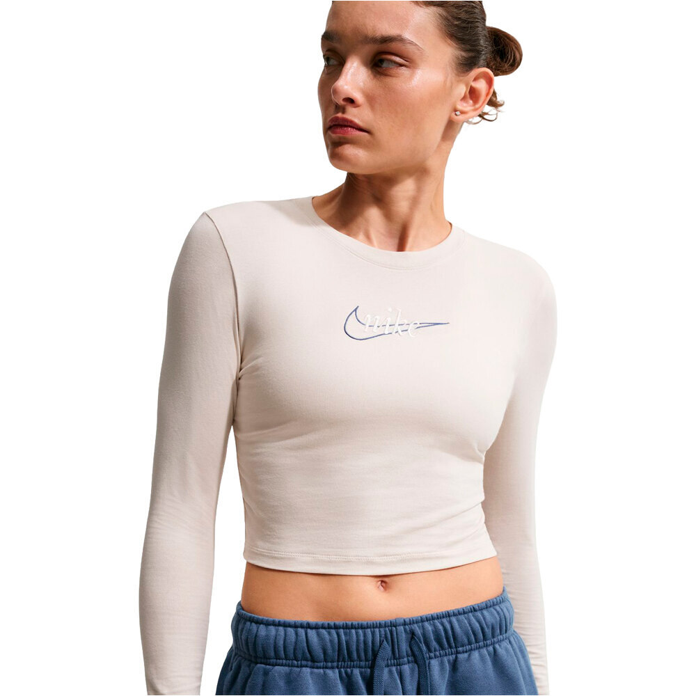 Nike camiseta manga corta mujer W NSW PHOENIX SS TEE CC vista detalle