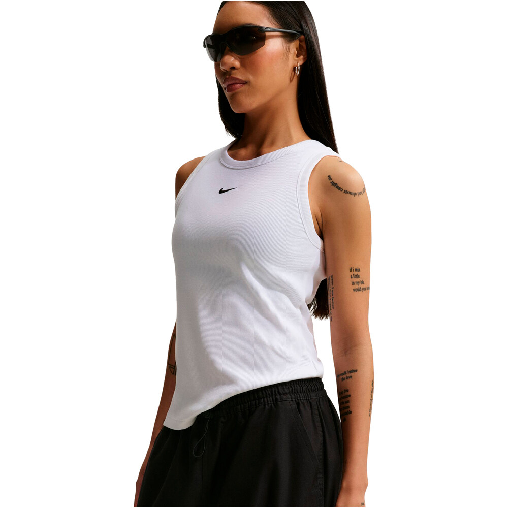 Nike camiseta manga corta mujer W NSW RIB TIGHT TANK 04
