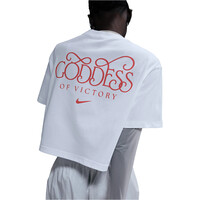 Nike camiseta manga corta mujer W NSW SS CROP TEE IWD vista trasera