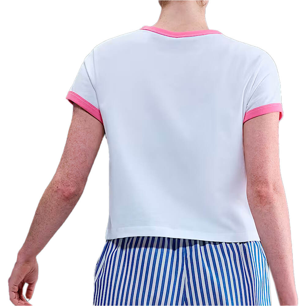 Nike camiseta manga corta mujer W NSW SS RINGER TEE VNTG RUN vista trasera